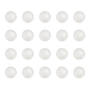 uxcell 50pcs 1/8" Nylon Solid Plastic Bearing Balls G1 Precision Solid Nylon Balls Bearings