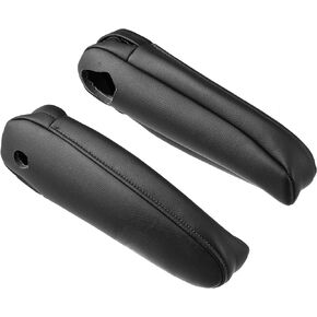 Car Front Seat Armrest Cover Skin Handle Decor Covers for Lexus RX300 RX330 RX350 2003 2004 2005 2006 2007 2008 2009 Black (Pair of 1)