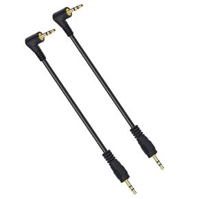 2.5mm Audio Cable Short 30cm 2.5mm to 2.5mm Male to Male Subminiature Stereo Headset Headphone Jack Gold Plated Connector Wire Cord Plug (Male to Male)