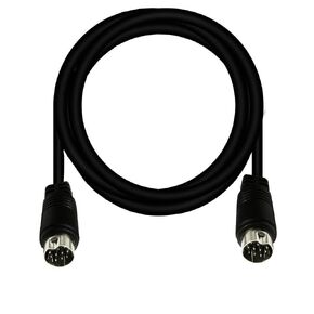 Mini-DIN 10-Pin Male to Male Audio Cable for TV Receiver Monitor Projector Audio and Video Receiver etc (Mini 10Pin 10Ft Male to Male)