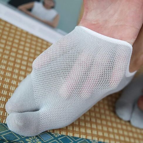 3 Pairs Men Boy Cotton No Show Liner Low Cut Boat V Socks Sandal Split Two Toe Tabi Flip Flops Socks in Saudi Arabia