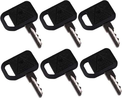 HVACSTAR Ignition Keys AUC12681 compatible with John Deere Gator Zero Turn Mower Quik-Trak Mowers (6) in Saudi Arabia