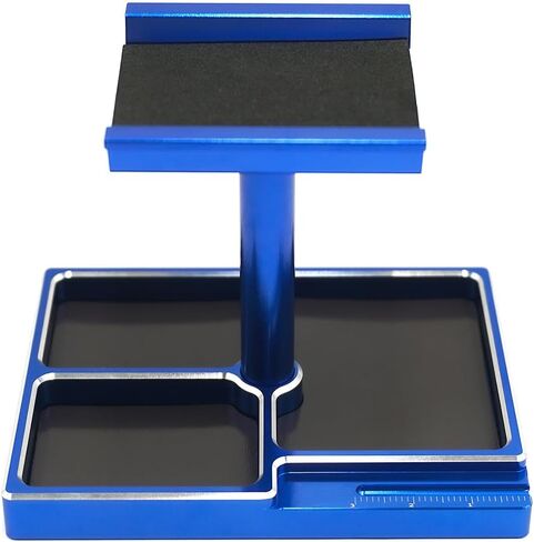 RC Car Work Stand Repair Workstation Tool Kit with RC Screw Tray for 1/18 TRX4M 1/24 Scale SCX24 RC Cars Trucks (Green) in Saudi Arabia