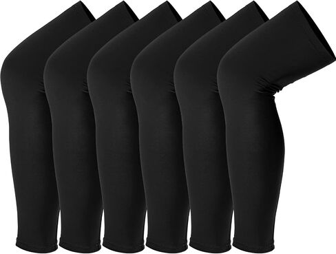 Leg Sleeves Compression Long Knee Sleeve UV Protect for Men Women Sport Basketball Football in Kuwait