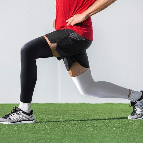 Leg Sleeves Compression Long Knee Sleeve UV Protect for Men Women Sport Basketball Football in Kuwait