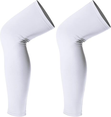 Leg Sleeves Compression Long Knee Sleeve UV Protect for Men Women Sport Basketball Football in Kuwait