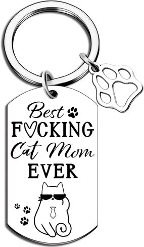 Dog Mom Keychain Gifts Cat Mom Gifts For Women Cat Dog Lover Gifts Funny Woman Friend Birthday Gifts Mother's Day in Saudi Arabia