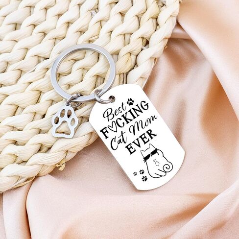 Dog Mom Keychain Gifts Cat Mom Gifts For Women Cat Dog Lover Gifts Funny Woman Friend Birthday Gifts Mother's Day in Saudi Arabia