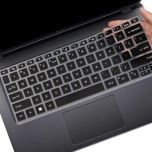 Keyboard Cover for Aspire 5 Spin 14 A5SP14-51MTN | Aspire 3 A314-23P/36P |Swift 3 SF314-44/512/512T | Spin 14 A3SP14-31PT | OLED SF314-71| Swift X 14 SFX14-51G/71G | Swift Go SFG14 14 inch Laptopr-BK in Saudi Arabia
