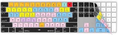 Editors Keys Shortcut Cover for Avid Pro Tools Keyboard Cover | Fits Wireless Apple Magic Keyboard with Numeric Pad | (Does not fit USB Wired Keyboard) in Kuwait