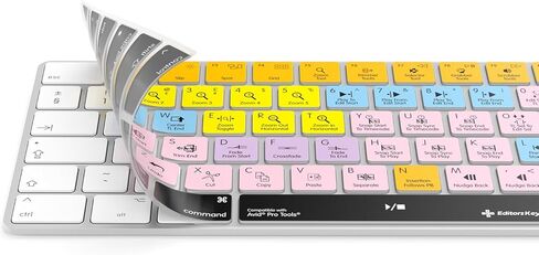 Editors Keys Shortcut Cover for Avid Pro Tools Keyboard Cover | Fits Wireless Apple Magic Keyboard with Numeric Pad | (Does not fit USB Wired Keyboard) in Kuwait