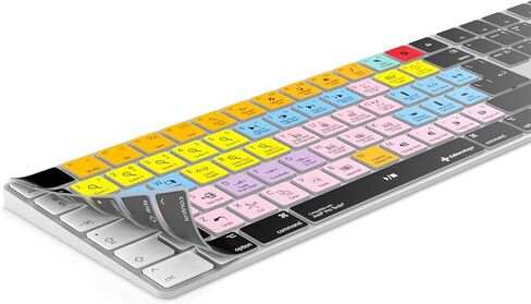 Editors Keys Shortcut Cover for Avid Pro Tools Keyboard Cover | Fits Wireless Apple Magic Keyboard with Numeric Pad | (Does not fit USB Wired Keyboard) in Kuwait