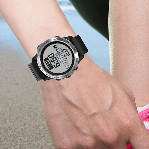Hemobllo Watch Bezel Ring Compatible with Garmin 6X Metal Watch Cover Protective Case Scratch Guard Accessory for 1.81 X 1.81 X 0.07 in in Kuwait