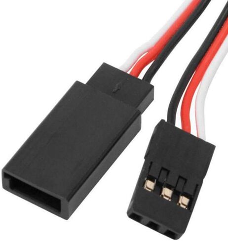 10pcs 30cm 3-Pin JR Servo Extension Cords Cable Male to Female Plug with 11.8inch Wire for RC Futaba JR Servo Connection Parts in Saudi Arabia