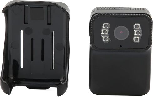 Sanpyl Action Camera Camcorder, 1080P HD 25fps WiFi Portable Video Camera Camcorder with Night Vision Lens, HD Police Portable Body Camera for Security Checks Learning Records Outdoors in Saudi Arabia
