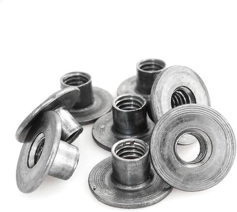 Furniture Hardware Insert Tee Nut Welding Nut 3/8x12-16 Grey Carbon Steel T Nut for Pipe Furniture Racking and Trolley Castor Threaded Connection in Saudi Arabia