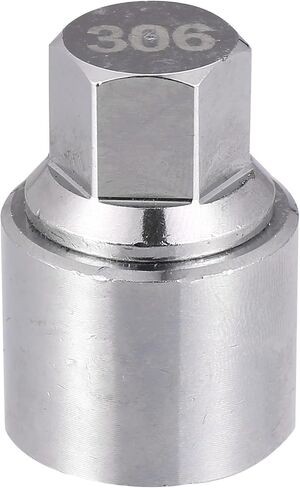 ACROPIX Car 306 Wheel Lug Nut Removal Key Fit for Mercedes-Benz - Pack of 1 Silver Tone in Saudi Arabia
