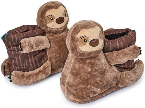 شباشب Coddies Sloth - أحذية Sloth - هدايا Sloth - شباشب قطيفة مضحكة للرجال والنساء والأطفال in Saudi Arabia