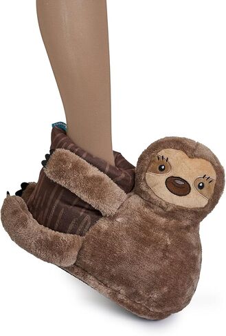 شباشب Coddies Sloth - أحذية Sloth - هدايا Sloth - شباشب قطيفة مضحكة للرجال والنساء والأطفال in Saudi Arabia