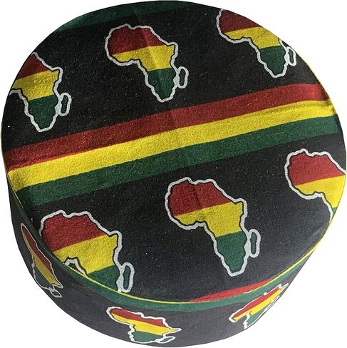 قبعات Kente Kufi للرجال مثالية لمطابقة الملابس الرجالية الأفريقية والملابس الأفريقية للنساء in Saudi Arabia