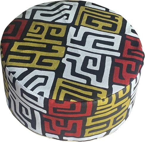 قبعات Kente Kufi للرجال مثالية لمطابقة الملابس الرجالية الأفريقية والملابس الأفريقية للنساء in Saudi Arabia
