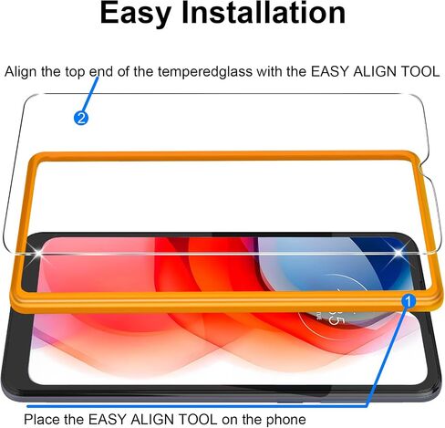 【3+3 عبوات】Coolpow مصمم لواقي الشاشة النقي Motorola Moto G من الزجاج المقوى، أداة سهلة التثبيت، صلابة 9H، مضادة للخدش، فائقة الدقة، مقاومة للخدش، سهلة التركيب، صديقة للحافظة، خالية من الفقاعات in Saudi Arabia