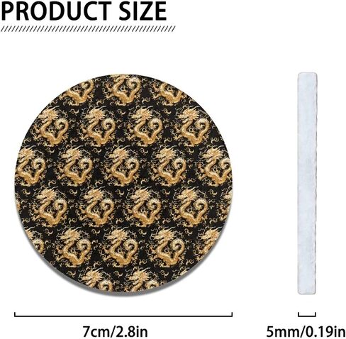AFPANQZ American Flag Eagle Car Coasters for Drinks Absorbent Cup Holder Coasters 2 Pack, 2.75 Inches Auto Round Rubber Coasters, Universal Felt Pad Mat in Saudi Arabia