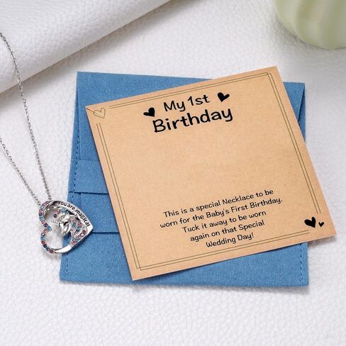 MIXJOY Unicorn Birthday Gifts for 1-10 Year Old Girls, You are Magical Necklace for Age 5 to 25 Daughter Granddaughter Niece in Saudi Arabia