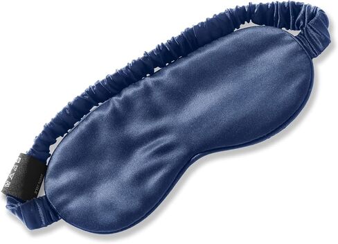 Mulberry Silk Eye Mask Sleep Mask for Women, Sleeping Mask for Women Men, Night Blindfold Blackout Covers, Travel Yoga Camping Restoration Masks, Comfort and Relax Silk Eye Mask, Black in Saudi Arabia