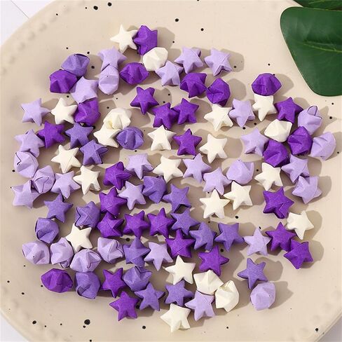 1350 sheets Origami Star Paper Blue Gradient colors Strips Double Sided Lucky Star Decoration Folding Paper for DIY Hand Art Crafts, School Teaching Supplies (Blue Gradient colors-1350 sheets) in Saudi Arabia