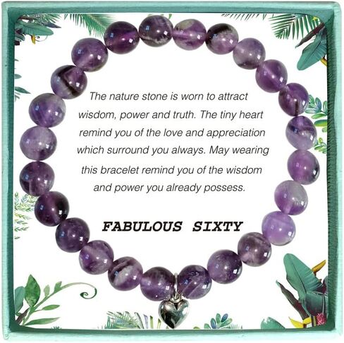 60th Birthday Bracelet 60th Birthday Gifts for Women 60 Year Old Birthday Gifts 60th Birthday Gift for Her Him in Saudi Arabia