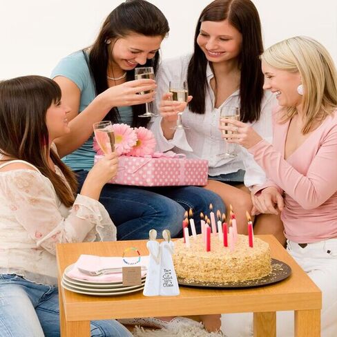 هدايا عيد ميلاد الأخت من الأخت مع سوار الأخت، أفضل هدايا عيد ميلاد الأصدقاء للنساء الصداقة، هدايا الأخوات الفريدة هدية الزفاف من الأخت 5.8 × 3.3 بوصة تماثيل أصابع مرسومة يدويًا من الراتنج in Kuwait