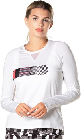 Lucky In Love Women's Pickleball Long Sleeve Shirt in Saudi Arabia