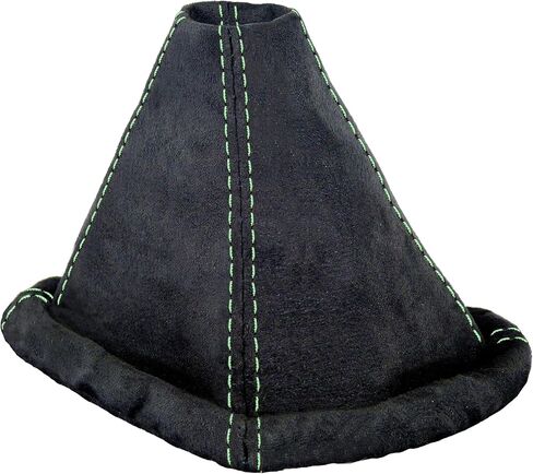 L & P Car Design Shift Boot Cover Faux Suede Compatible with VW Golf 2 MK2 3 MK3 Passat MK3 Polo MK3 for Jetta MK2 MK3 Manual Transmission Black in Saudi Arabia