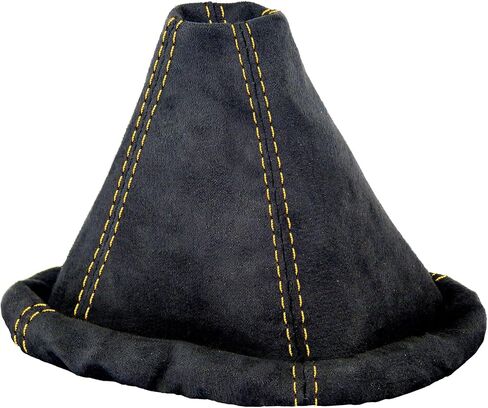L & P Car Design Shift Boot Cover Faux Suede Compatible with VW Golf 2 MK2 3 MK3 Passat MK3 Polo MK3 for Jetta MK2 MK3 Manual Transmission Black in Saudi Arabia