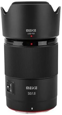 Meike 50mm F1.8 Full Frame Auto Focus STM Stepping Motor Portrait Photography Lens Compatible with Nikon Z Mount Cameras Z6 Z7 Z50 Z5 Z6II Z7II Z9 etc and MCUV Lens Filter + Lens Bag in Saudi Arabia