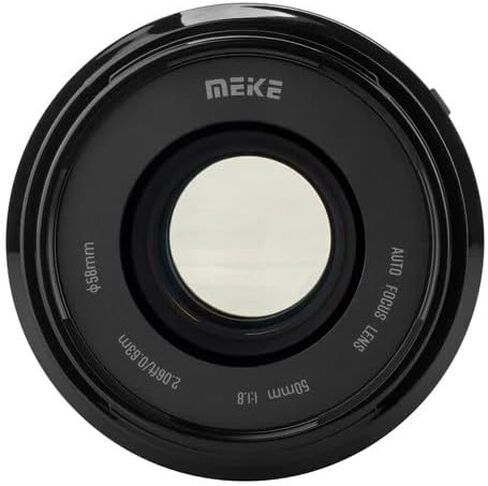 Meike 50mm F1.8 Full Frame Auto Focus STM Stepping Motor Portrait Photography Lens Compatible with Nikon Z Mount Cameras Z6 Z7 Z50 Z5 Z6II Z7II Z9 etc and MCUV Lens Filter + Lens Bag in Saudi Arabia