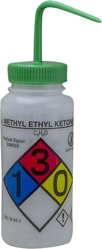SP Bel-Art GHS Labeled Safety-Vented Machine Oil Wash Bottles; 500ml (16oz), Polyethylene w/Natural Polypropylene Cap (Pack of 4) (F12416-0010) in Saudi Arabia