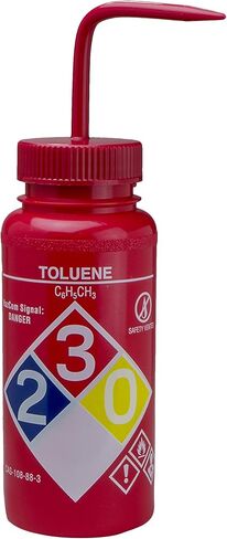 SP Bel-Art GHS Labeled Safety-Vented Machine Oil Wash Bottles; 500ml (16oz), Polyethylene w/Natural Polypropylene Cap (Pack of 4) (F12416-0010) in Saudi Arabia