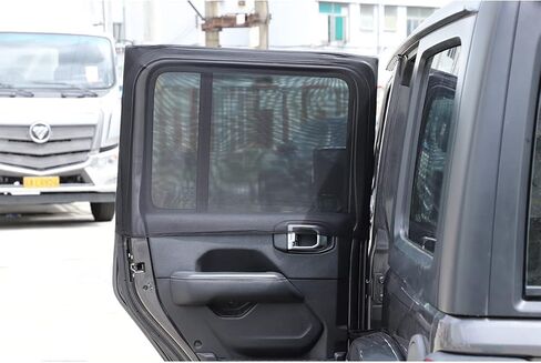 مجموعة شاشة نافذة السيارة من Bestmotoring Jeep Wrangler، شبكة شاشة حشرات الحشرات لسيارة Jeep Wrangler TJ JK JL JT 1997-2021 قطعتان in Kuwait