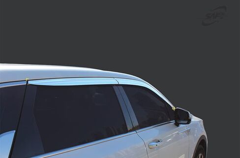 Safe Smoke Window Visor Sun Rain Vent Guard 4 Pcs Set for 2010~2015 Sorento Out Channel Visor in Saudi Arabia