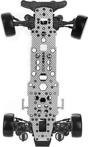 Carbon Fiber Upgrade Kit for 3RACING D5 MR 1:10 RC Drift Car Silvery SSG verson in Saudi Arabia