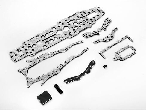 Carbon Fiber Upgrade Kit for 3RACING D5 MR 1:10 RC Drift Car Silvery SSG verson in Saudi Arabia