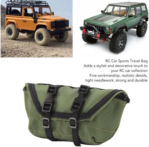 RC Car Sports Travel Bag, Nylon Miniature Simulated Decoration Luggage Bag, Durable, Lightweight Bag, Decoration Parts for Traxxas TRX4M 1/18 Axial SCX10 II SCX10 Pro 90046 UTB10 in Saudi Arabia