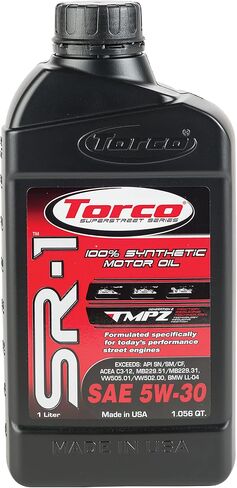 Torco SR-1 100% Synthetic High-Performance Engine Oil (0W-20) in Saudi Arabia