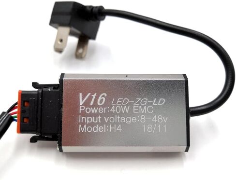 مصباح أمامي LED للسيارة 8 فولت - 48 فولت 30 وات V16 توربو LED مصباح تلقائي 3600LM LED طقم مصابيح أمامية H4 (عبوة من قطعتين) in Kuwait