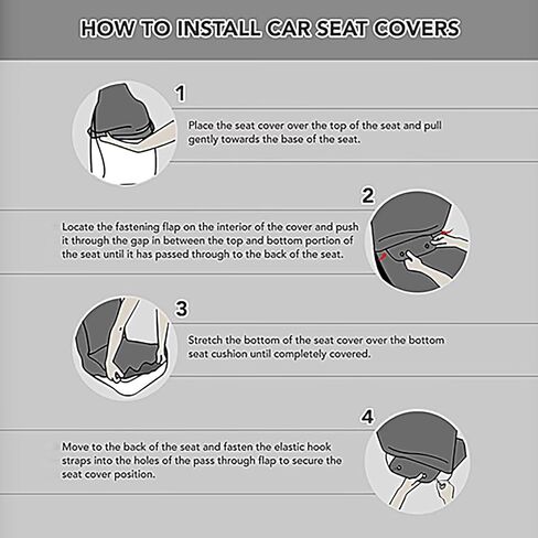 Bulopur Black & White Sea Turtle Floral Printed Automobile Seat Cover Sets, Car Accessories Interior Decor, 2 Pcs Car Seat Protectors for Car, Truck SUVs in Kuwait