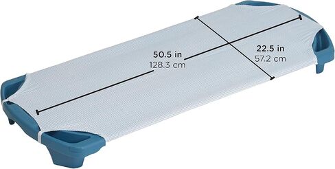 Angeles Angels Rest Gingham Cot Sheet, Standard, AFB5700SG, Kids Daycare, Classroom or Preschool Poly/Cotton Fitted Naptime Sheet with Elastic Straps in Saudi Arabia