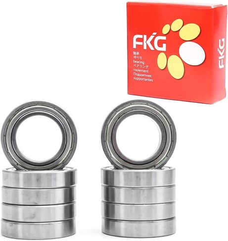 FKG 6905-ZZ 25x42x9mm Deep Groove Ball Bearing Double Metal Shields Bearing Pre-Lubricated 10 Pcs in Saudi Arabia
