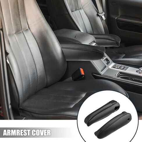 Car Front Seat Armrest Cover Skin Handle Decor Covers for Lexus RX300 RX330 RX350 2003 2004 2005 2006 2007 2008 2009 Black (Pair of 1) in Saudi Arabia
